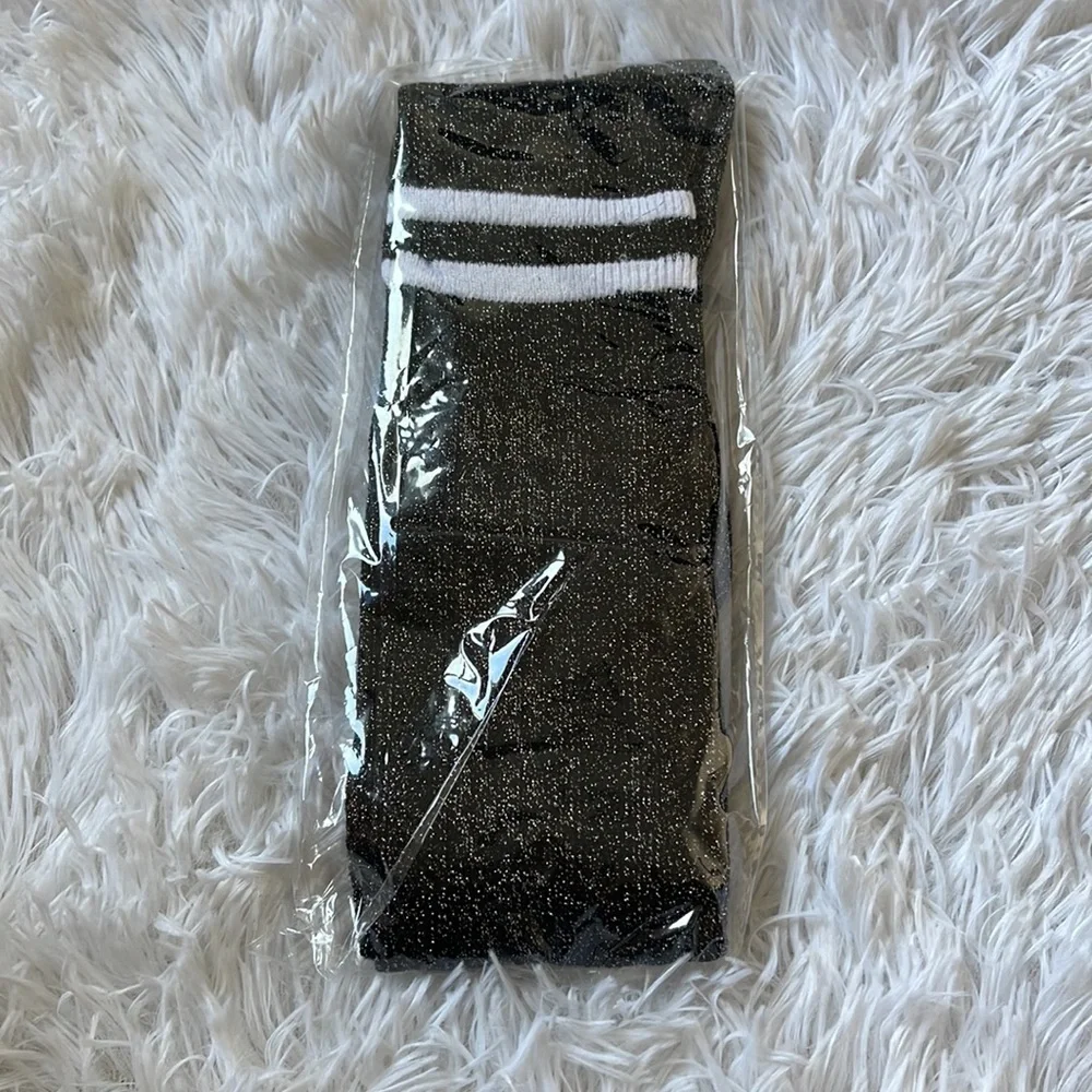 Shiny Glittery Over the Knee Socks